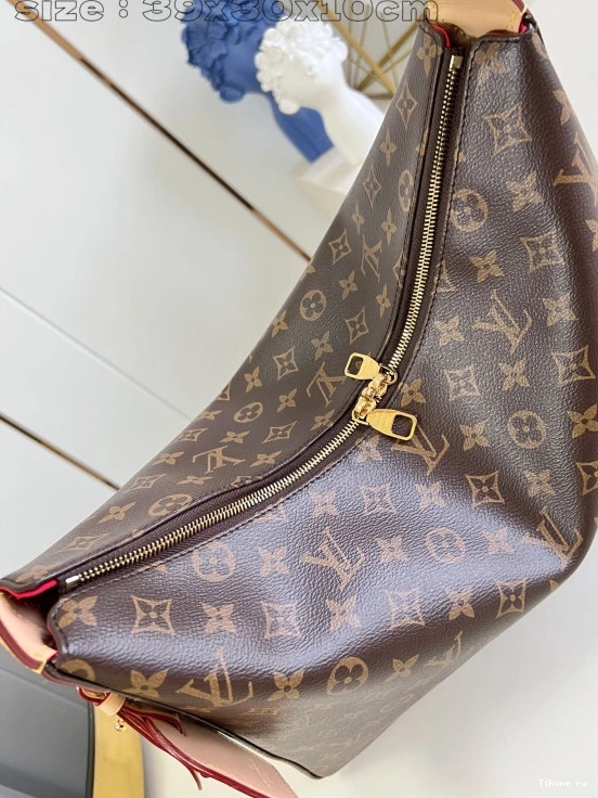 Affordable MM-39x30x10cm LOUIS Slouchy VUITTON 0717